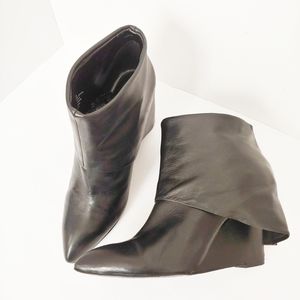Nine West Cuffed Wedge Bootie